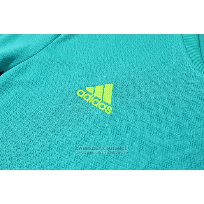 Fato de Treino Juventus Manga Curta 2022-2023 Azul Y Verde - Calcas Curta